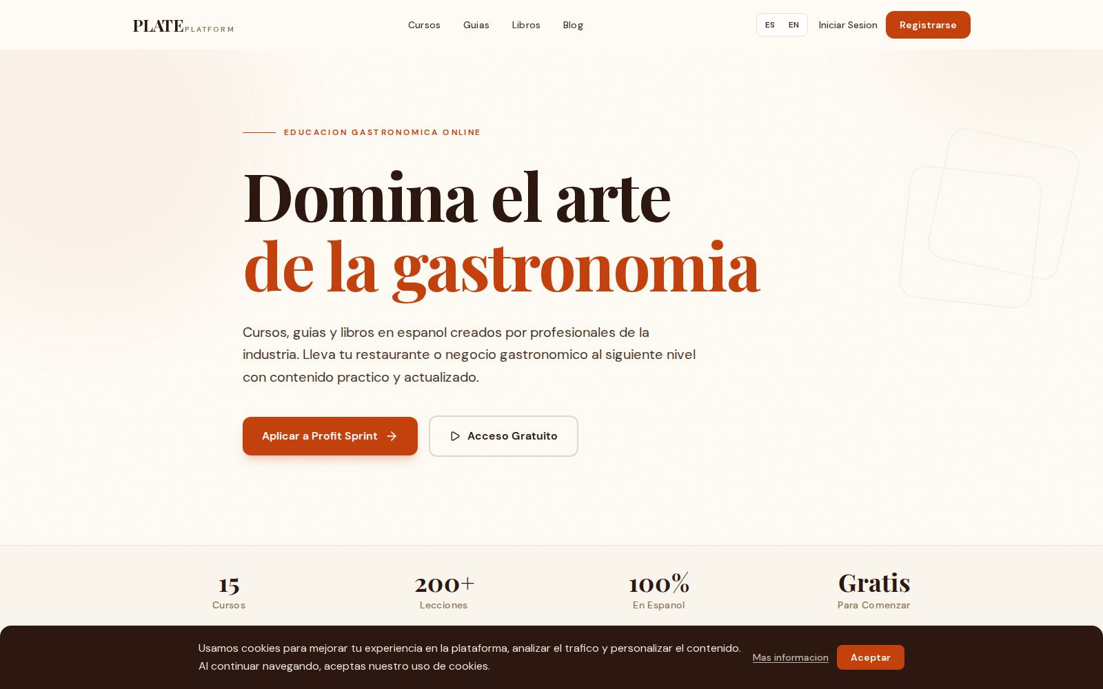 Plateplatform screenshot