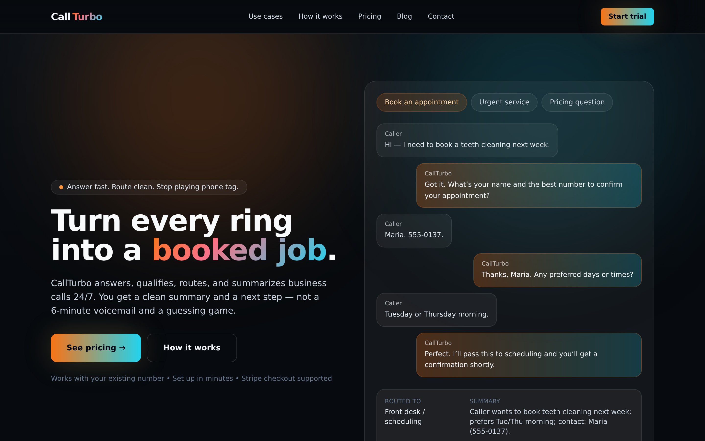 CallTurbo Portfolio cover