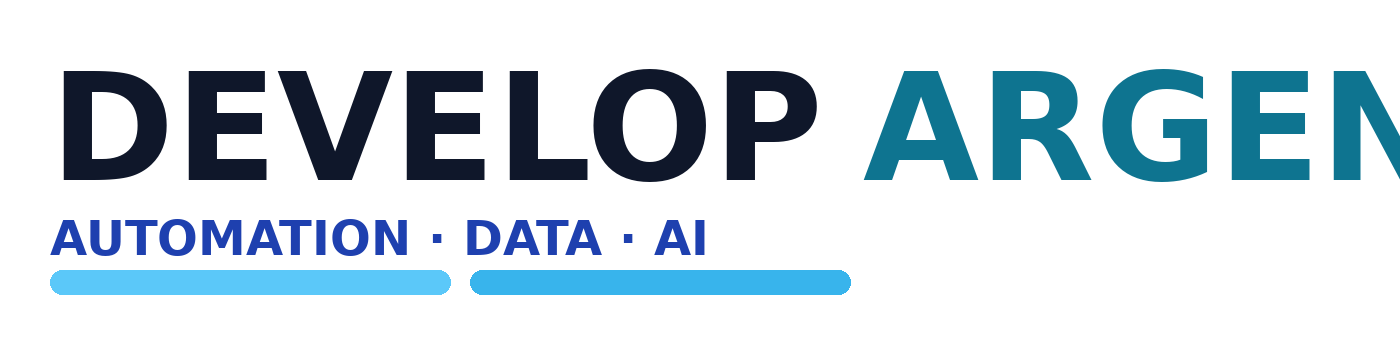 Develop Argentina Logo Dark