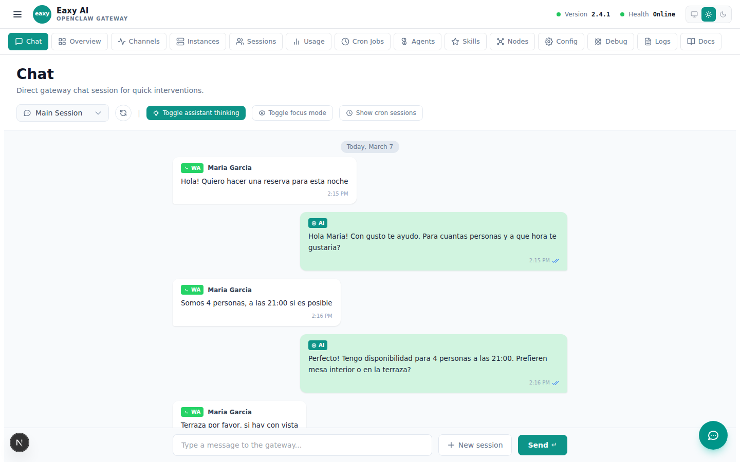 Eaxy AI Chat