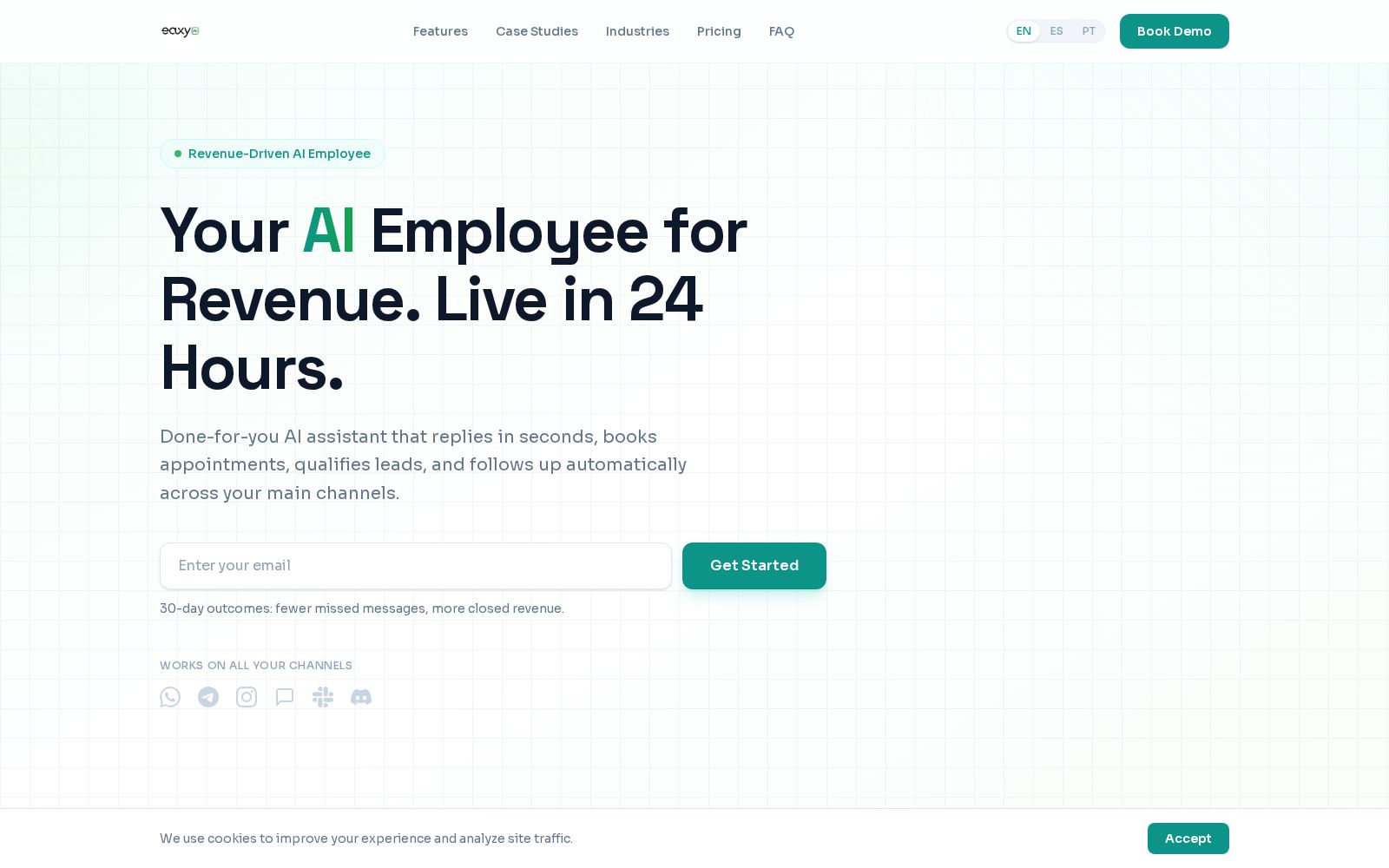 Eaxy AI Portfolio cover