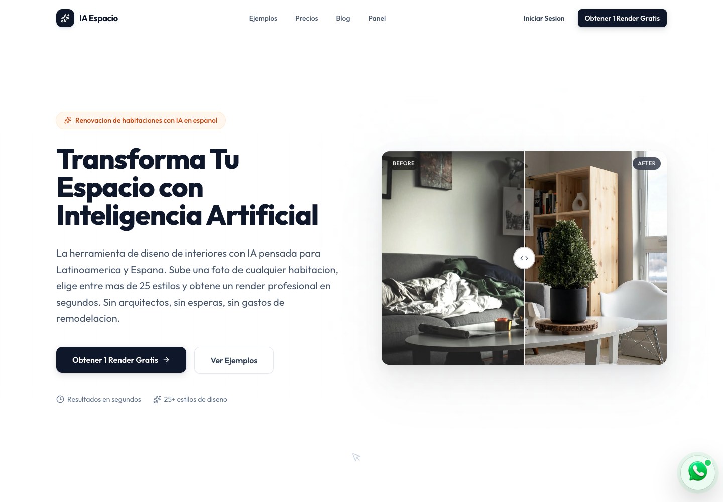IA Espacio product screenshot