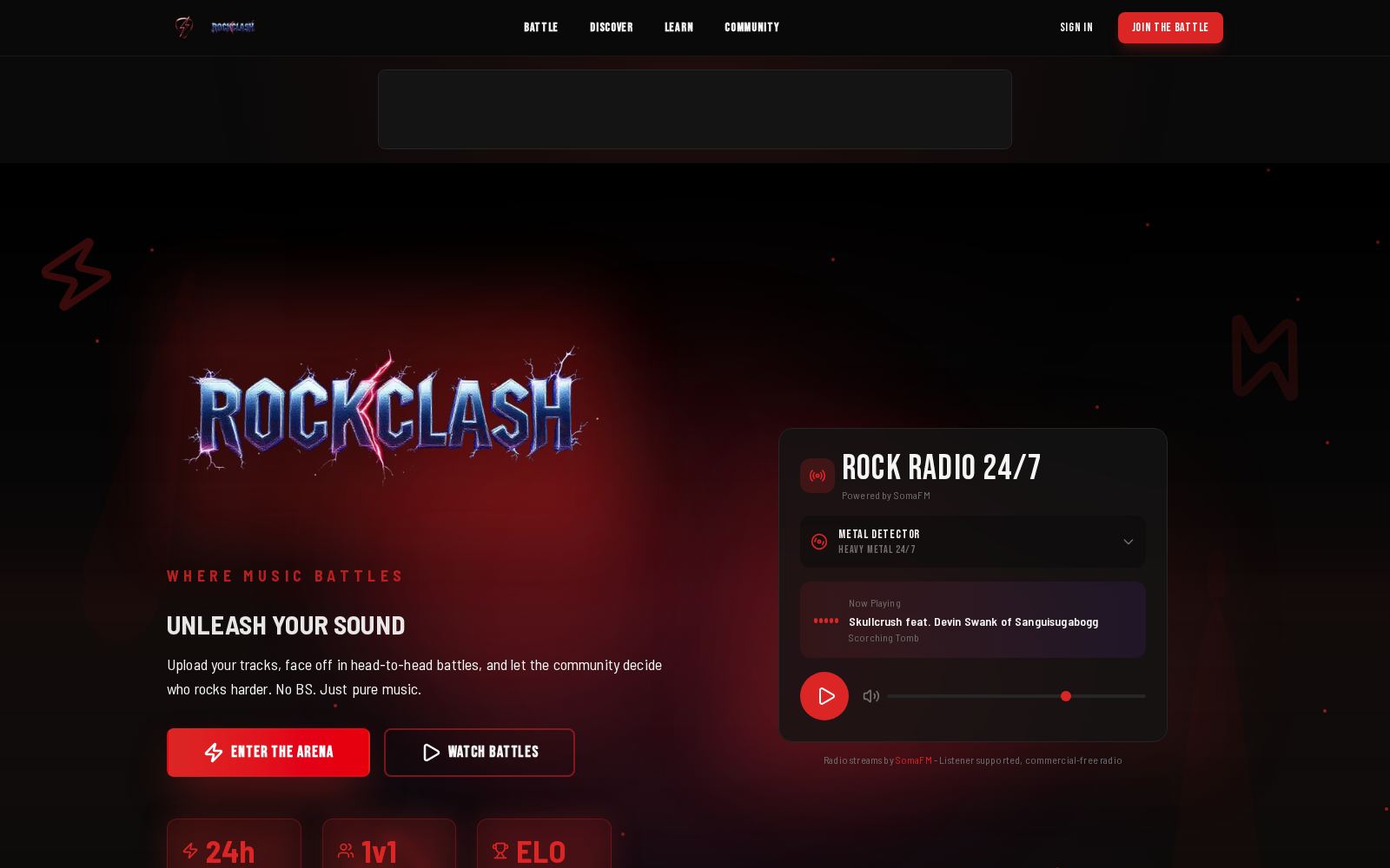 RockClash Portfolio cover
