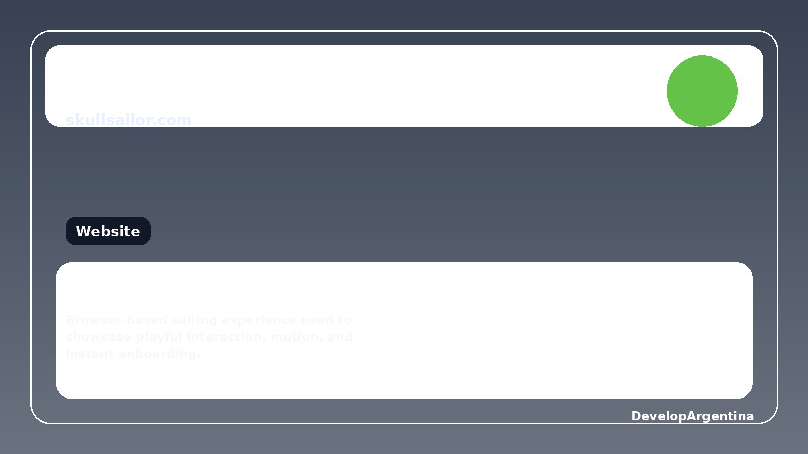 Skull Sailor primary visual