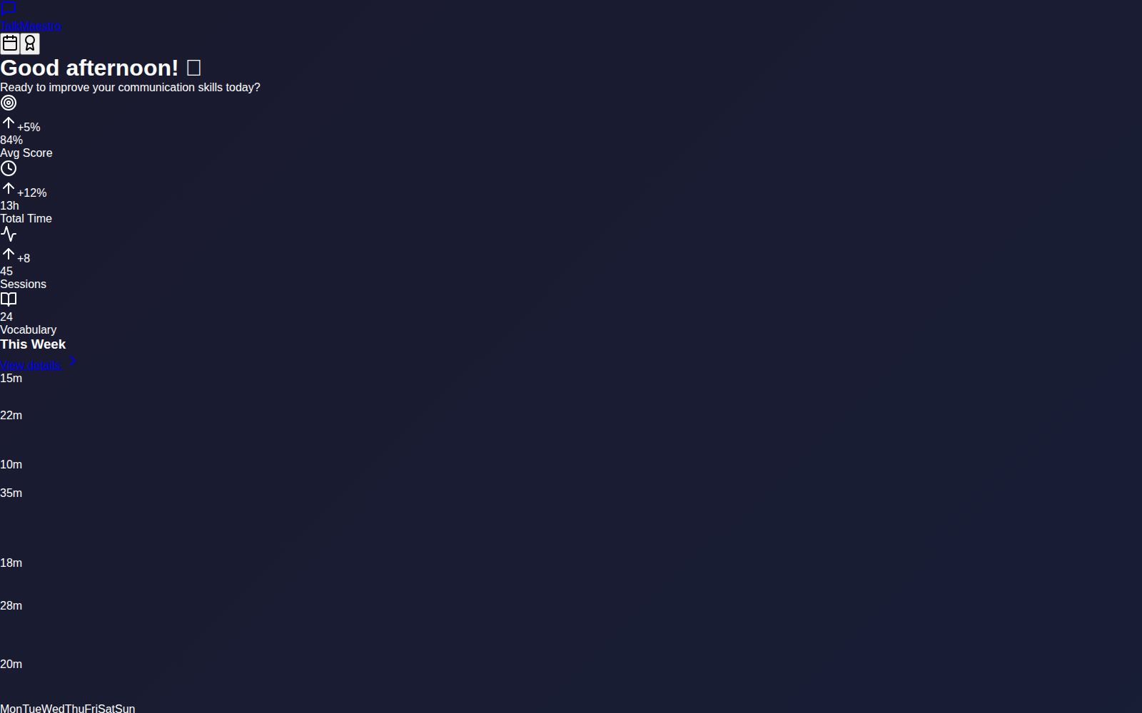 TalkMaestro Portfolio cover